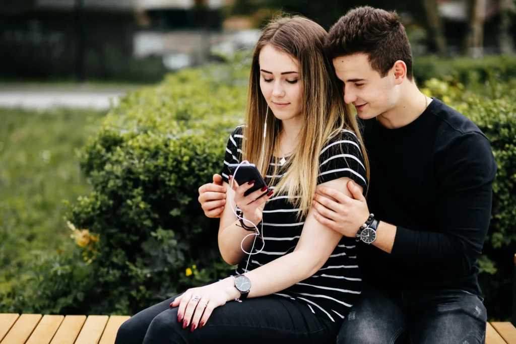 They're vague about who they're messaging or spending time with