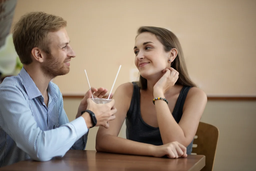 Compliment-based flirty questions