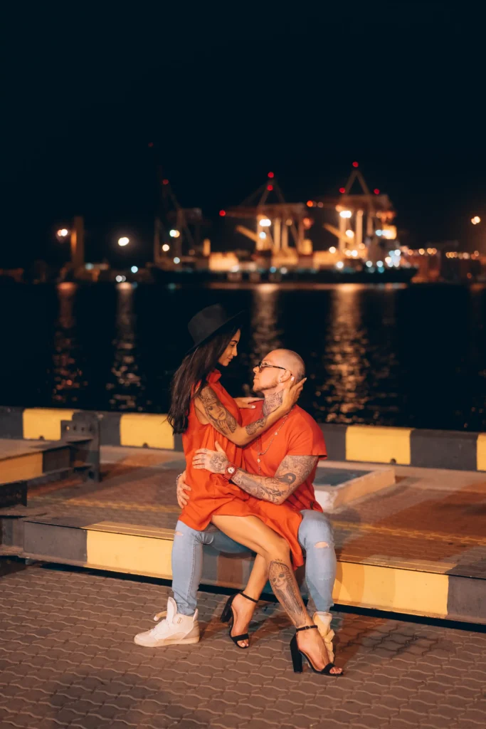 Walk Along a Waterfront or Lake at Night