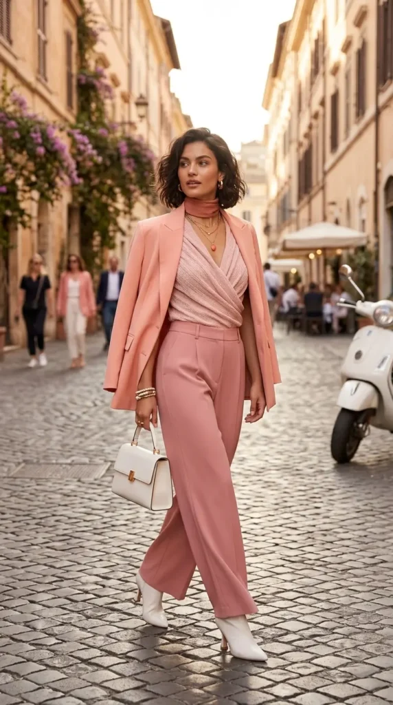 Blush Pink Monochrome Outfit
