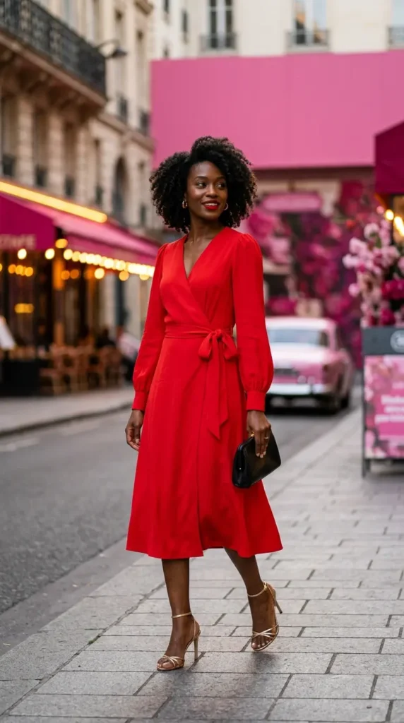 Bold Red Dress for Romantic Date Nights