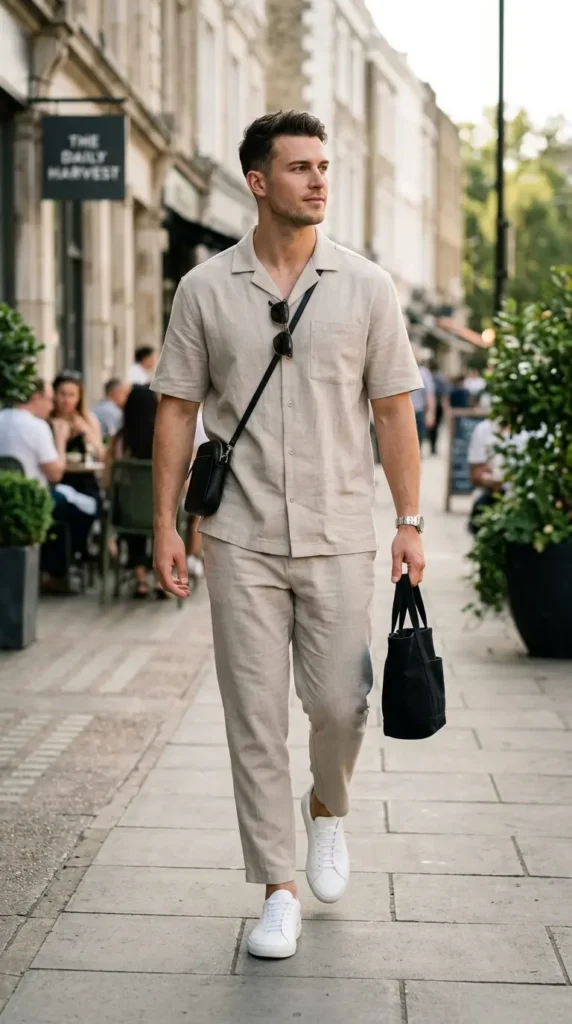 Neutral co-ord set for modern street style